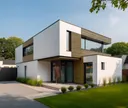 HORI Aluminium Fassadenverkleidung Eiche Holzstruktur 1