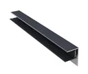 HORI Aluminium Fassade Abschlussprofil Anthrazit 0