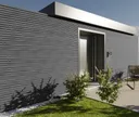 HORI WPC Fassadenverkleidung Rhombus grau Bi-Color 26 x 219 mm 4