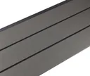 HORI WPC Fassade Hohlkammer grau glatt/gebürstet 129x20mm 2