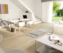 HORI Klick-Hartvinylboden Rigid SPC Eiche weiss Melton Landhausdiele Holzstruktur 3