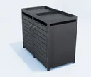 HORI Mülltonnenbox Cleanman 2 Steel 6