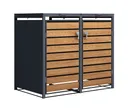 HORI Mülltonnenbox Cleanman 3 Wood 2