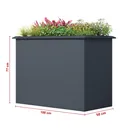 HORI Hochbeet Metall verzinkt 1