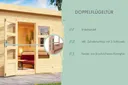 Karibu Gartenhaus Bastrup 5