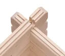 Karibu Blockbohlengarage Flachdach 7