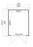 Lasita Maja Gartenhaus Zambezi 2 2