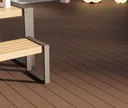 HORI Terrassendielen WPC/BPC Vollprofil massiv braun 20 x 145 mm 3