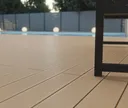 HORI Terrassendielen Komplettset WPC Royal Hohlkammer hellbraun 3