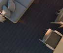 HORI Terrassendielen Komplettset WPC Kuba Hohlkammer anthrazit geriffelt/glatt gebürstet 9