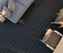 HORI Terrassendielen WPC Antigua Hohlkammer anthrazit grob / fein geriffelt 21 x 146 mm 8