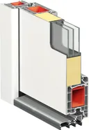 HORI Aluminium Kunststoff Haustür Safety Chain ohne Türgriff 2