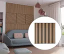 HORI WALL Akustik Dekor Wandpaneele Natural Oak quadratisch 0