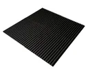 HORI WALL Akustik Dekor Wandpaneele Black Oak Rundstab Quadratisch 6