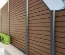 HORI WPC Sichtschutzzaun Stecksystem Rhombus-Style co-extrudiert 3