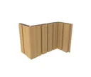 NewTechWood Fassadenprofil Castellatio Red Cedar 33 x 215 mm 3