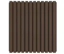 HORI Fassadenprofil Rhombus Premium Small dunkelbraun 33 x 215 mm 1