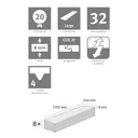 EGGER Laminat NatureSense EL2154 Loja Eiche creme 5