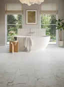 PARADOR PVC freier Klick-Designboden Modular One Hydron Marmor Eos weiß Steinstruktur Fliese 3
