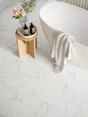 PARADOR PVC freier Klick-Designboden Modular One Hydron Marmor Eos weiß Steinstruktur Fliese 4