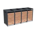 HORI Mülltonnenbox Cleanman 1 Wood 1