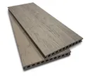 HORI Terrassendielen WPC Treibholz Holkammer XXL beige tiefe Holzstruktur + geriffelt 23x200mm 1