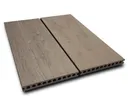 HORI Terrassendielen WPC Treibholz Holkammer XXL beige tiefe Holzstruktur + geriffelt 23x200mm 2