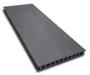 HORI Terrassendielen WPC Treibholz Holkammer XXL grau tiefe Holzstruktur + geriffelt 23x200mm 0