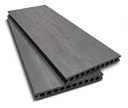 HORI Terrassendielen WPC Treibholz Holkammer XXL grau tiefe Holzstruktur + geriffelt 23x200mm 1