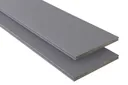 Kovalex Terrassendielen XTRA WPC massiv steingrau 18 x 260 mm 0