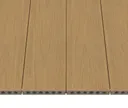 NewTechWood Terrassendielen WPC Hohlkammer Deluxe Red Cedar Holzstruktur gebürstet / glatt gebürstet 22.5 x 138 mm 1