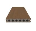 NewTechWood Terrassendielen WPC Hohlkammer Deluxe Teak Holzstruktur gebürstet / glatt gebürstet 22.5 x 138 mm 3