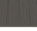 NewTechWood Terrassendielen WPC Hohlkammer Deluxe Silver Gray Holzstruktur gebürstet / glatt gebürstet 22.5 x 138 mm 1