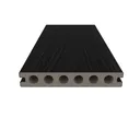 NewTechWood Terrassendielen WPC Hohlkammer Deluxe Ebony Holzstruktur gebürstet / glatt gebürstet 22.5 x 138 mm 1