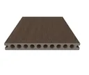 NewTechWood Terrassendielen WPC Hohlkammer Gigante Ipe Holzstruktur gebürstet / glatt gebürstet 22.5 x 210 mm 3