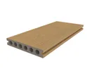 HORI Terrassendiele WPC Hohlkammer Wood Feeling Co-Extrudiert 22,5x138mm Hellbraun 1