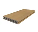 HORI Terrassendiele WPC Hohlkammer Wood Feeling Co-Extrudiert 22,5x138mm Hellbraun 2