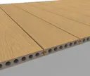 HORI Terrassendiele WPC Hohlkammer Wood Feeling Co-Extrudiert 22,5x138mm Hellbraun 3