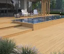 HORI Terrassendiele WPC Hohlkammer Wood Feeling Co-Extrudiert 22,5x138mm Hellbraun 4