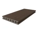 HORI Terrassendiele WPC Hohlkammer Wood Feeling Co-Extrudiert 22,5x138mm dunkelbraun 1