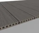 HORI Terrassendiele WPC Hohlkammer Wood Feeling Co-Extrudiert 22,5x138mm grau 3