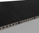 HORI Terrassendiele WPC Hohlkammer Wood Feeling Co-Extrudiert 22,5x138mm anthrazit-schwarz 3