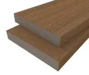 HORI Terrassendiele WPC Massiv Wood Feeling Co-Extrudiert  22,5x138mm naturbraun 0