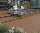 HORI Terrassendiele WPC Massiv Wood Feeling Co-Extrudiert  22,5x138mm naturbraun 4