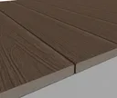 HORI Terrassendiele WPC Massiv Wood Feeling Co-Extrudiert  22,5x138mm dunkelbraun 3