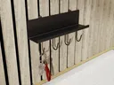 HORI Wandverkleidung Zubehör Wandregal Industrie-Design mit Haken 0