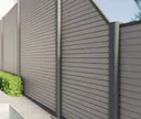 HORI WPC Sichtschutzzaun Stecksystem Rhombus-Style co-extrudiert 3