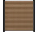 NewTechWood WPC Sichtschutzzaun Stecksystem Modena Rhombus 0