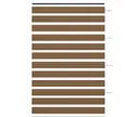 NewTechWood WPC Sichtschutzzaun Stecksystem Modena Rhombus 1