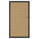 NewTechWood WPC Sichtschutzzaun Stecksystem Zauntor Portland 2